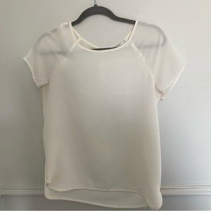 LL Bean Burgandy Long Sleeve Quilted Three Quarter Zip Up Sweater Medium